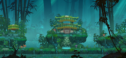 《 天域苍穹 》 手游场景图原画 沉醉于仙境中图片5