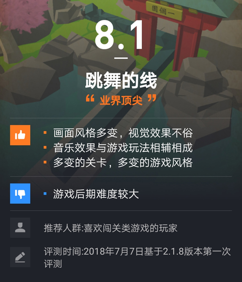 九游评分8.1分是不是手残党，《跳舞的线》能告诉你答案图片1
