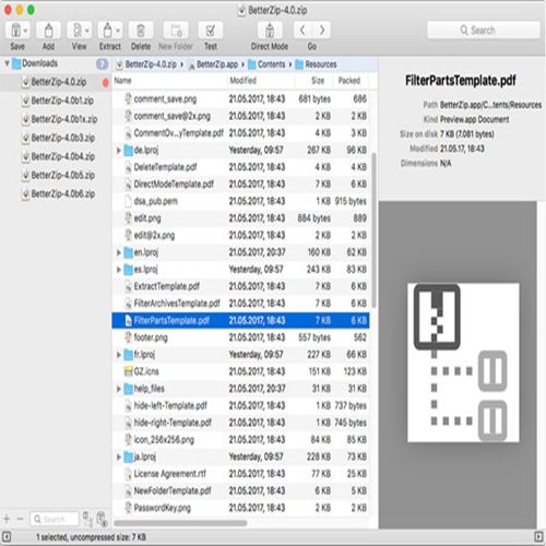 Mac解压缩软件betterzip4中文版图片1