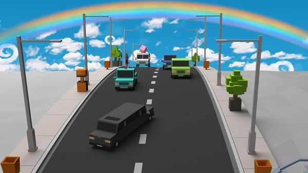 疯狂的汽车道路游戏图2