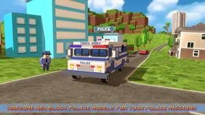 方块警察城市巡逻游戏图1