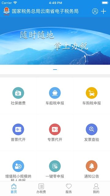 云南省电子税务局线上缴费app苹果版图片1