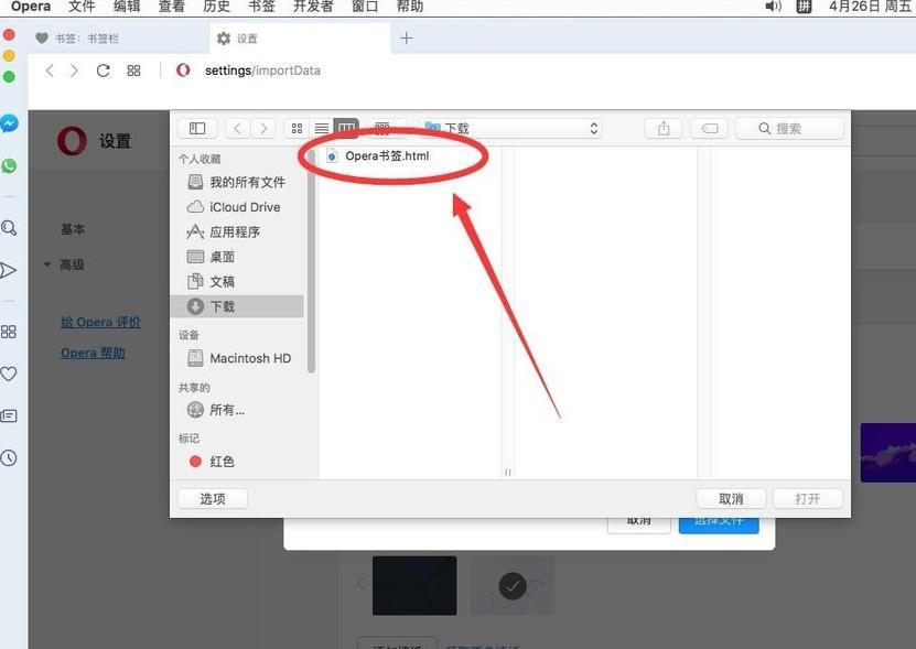 苹果Mac版Opera欧朋浏览器如何添加导入书签[多图]图片11