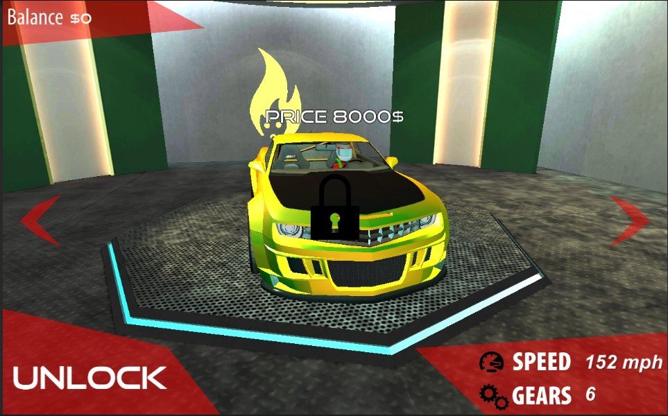 涡轮阻力赛车apk安卓中文手机版（Turbo drag race）图片1