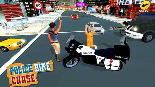 警察自行车警察城游戏图2