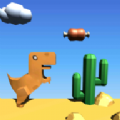 恐龙跳跃3D游戏