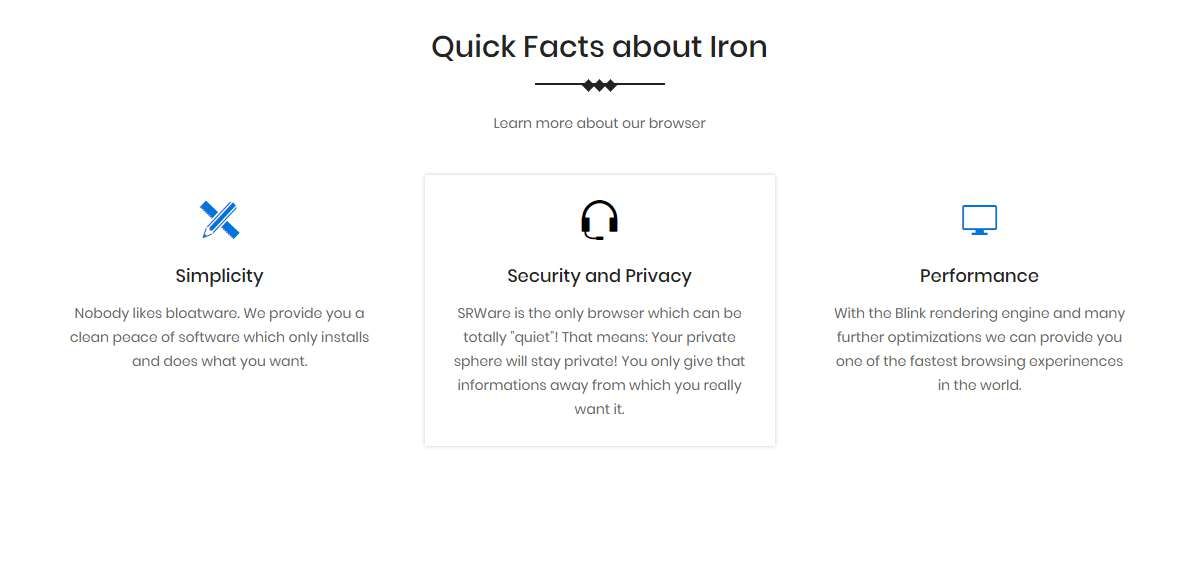 SRWare Iron钢铁极速浏览器官方版下载v70图片1