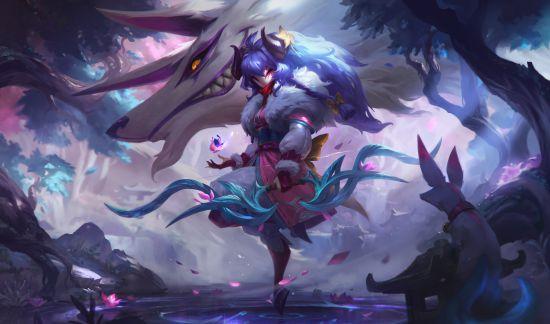 英雄联盟LOL灵魂莲华皮肤特效怎么样？阿狸蛇女锐雯千珏技能视频展示[视频][多图]图片4