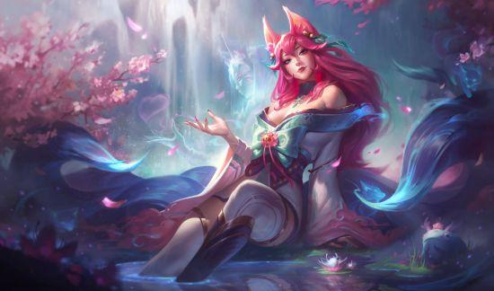 英雄联盟LOL灵魂莲华皮肤特效怎么样？阿狸蛇女锐雯千珏技能视频展示[视频][多图]图片1