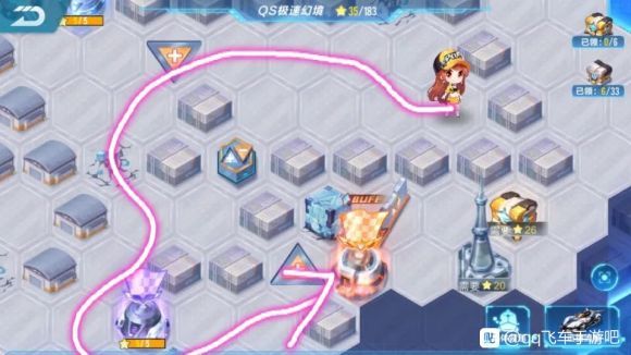 qq飞车qs极速幻境1-4章通关路线分享[视频][多图]图片5