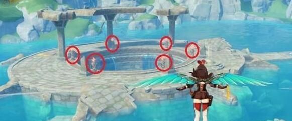 原神渌华池在哪？五个火柱子解锁攻略[视频][多图]图片3