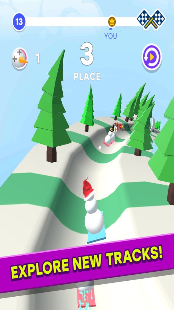 雪人竞赛3D游戏安卓版图片1