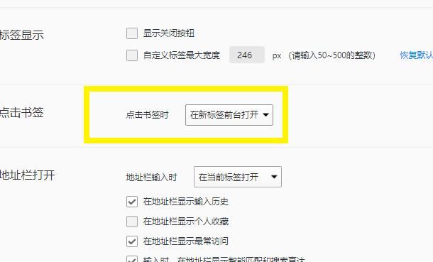 浏览器如何设置在新的页面加载书签？设置在新的页面加载书签的方法[多图]图片6