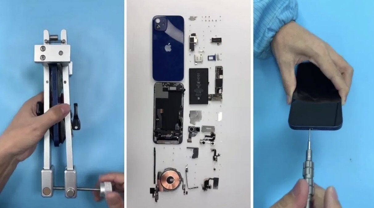 iPhone12首批预售实机未到手以经拆解，内部构件遭视频曝光[多图]图片1