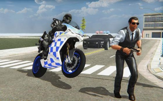 骑着摩托车的警察游戏官方安卓版图片1