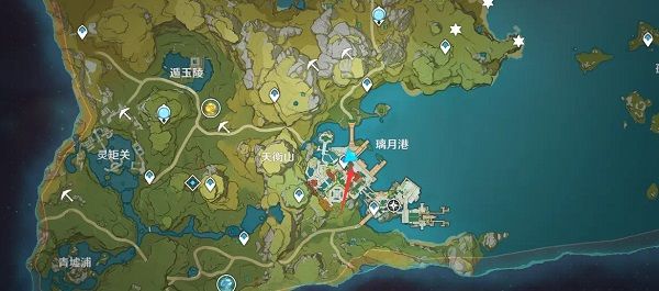原神百货奇货第七天位置在哪？璃月港内立本具体位置图解[视频][多图]图片2