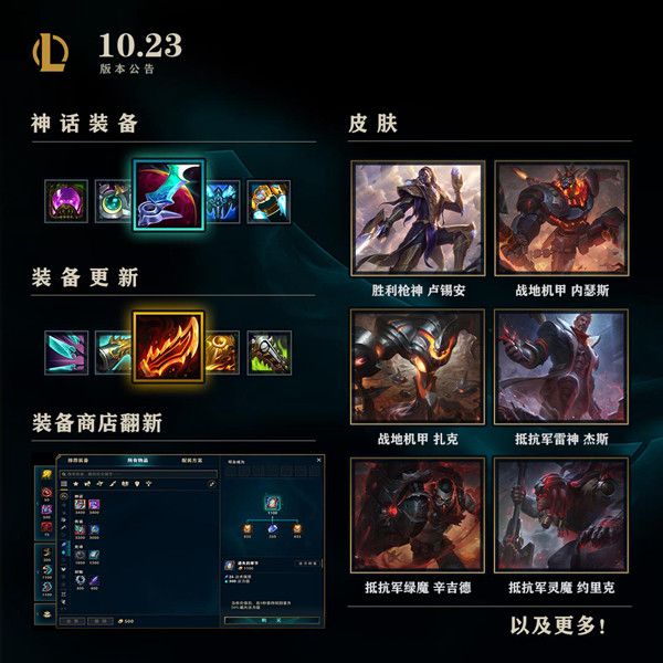 LOL10.23版本更新了什么？英雄联盟11月12日停机维护公告[多图]图片2