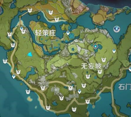 原神轻策庄陨星碎屑位置在哪？20个陨星碎屑地图坐标详细介绍[多图]