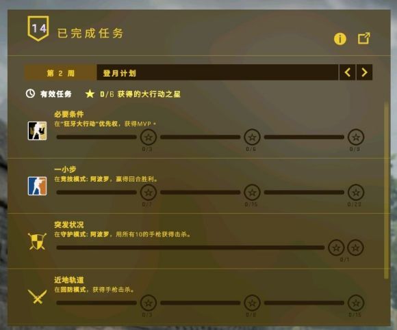 csgo狂牙大行动第二周怎么完成？狂牙大行动第二周任务满星通关攻略[多图]