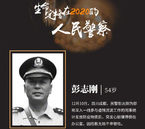 生命定格在2020的人民警察事迹介绍[多图]