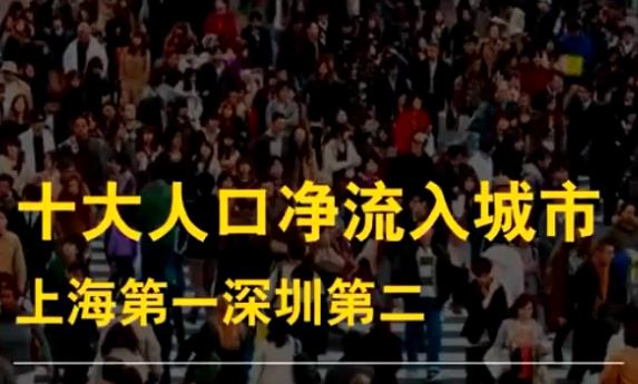 2020中国十大人口净流入城市排名[多图]