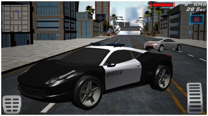 开警车模拟驾驶员游戏图3