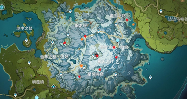 原神雪山石碑全收集攻略，龙脊雪山8块石碑具体位置大全[多图]