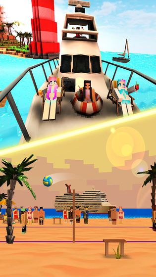 像素沙滩派对模拟器游戏图1