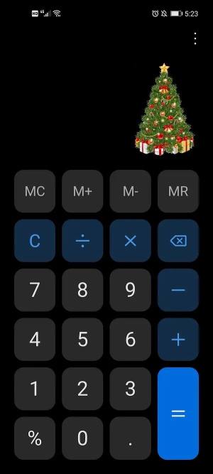 计算器会出现圣诞树吗？苹果计算器圣诞树怎么打？计算器圣诞树图片彩蛋大全图片2