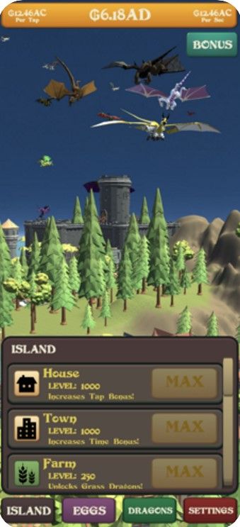 放置龙之岛游戏中文安卓版（Dragon Island ）图片1