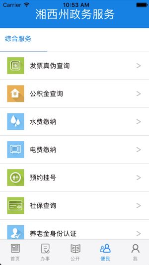 湘西州政务服务app图2