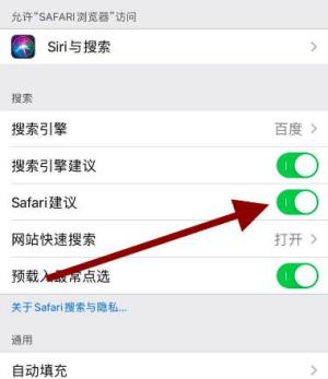 苹果自带浏览器如何开启safari建议功能图片5