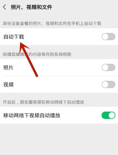 微信怎么设置自动下载照片、视频和文件[多图]图片5