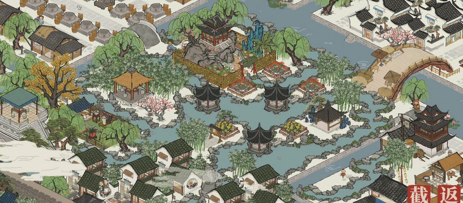 江南百景图人工湖怎么布局？展示介绍[多图]