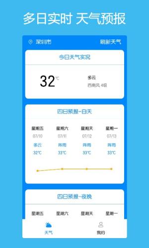 本地每日天气通app图1