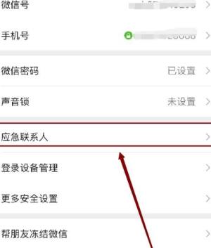 手机微信如何添加紧急联系人图片4