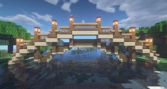 我的世界手游木桥怎么建？建造图文攻略[视频][多图]图片12