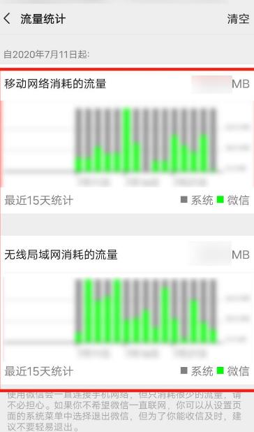 手机微信app怎么查看流量统计[多图]