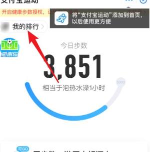 怎么查看支付宝上的运动排行图片4