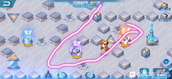 qq飞车qs极速幻境1-4章通关路线分享[多图]