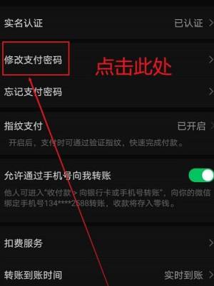 微信支付密码在哪里修改图片5