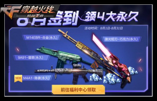 CF手游八月签到活动怎么样？内容详解[多图]