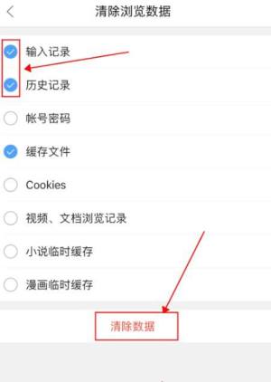 手机QQ浏览器怎么清理浏览数据图片5