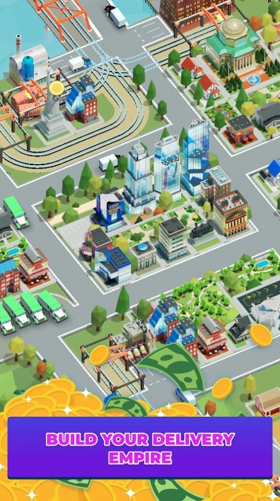 Idle delivery city tycoon游戏图3