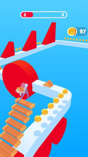 搭梯子冲冲冲游戏官方最新版图片2