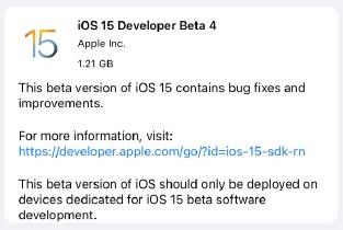 苹果ios15beta4描绘文件更新了什么？ios15beta4版别更新概况一览[多图]图片1