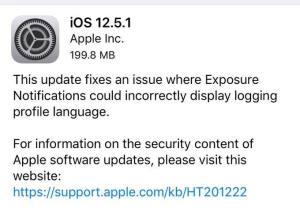 苹果 iOS 12.5.1 正式版发布：新增COVID -19 暴露通知功能图片1