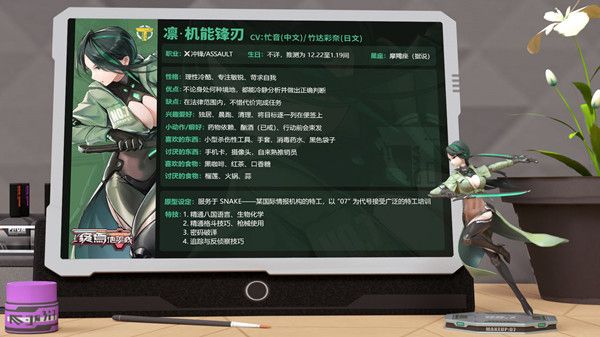 高能手办团新角色凛介绍，机能锋刃凛档案资料分享[多图]图片1