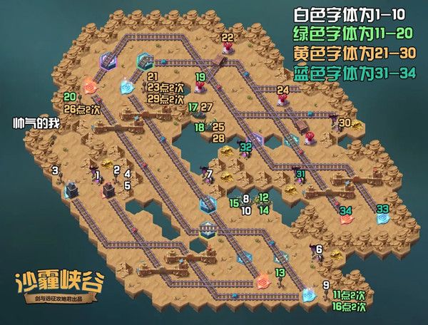 剑与远征沙霾峡谷最佳通关路线攻略[多图]