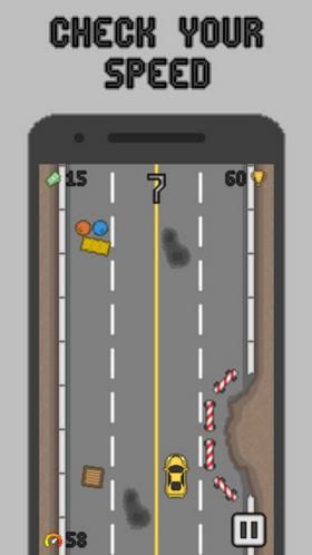 像素公路赛车游戏图1